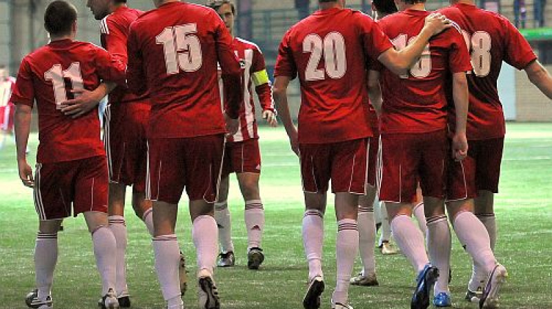 "Liepājas Metalurga" futbolisti
Foto: Romualds Vambuts, Sportacentrs.com