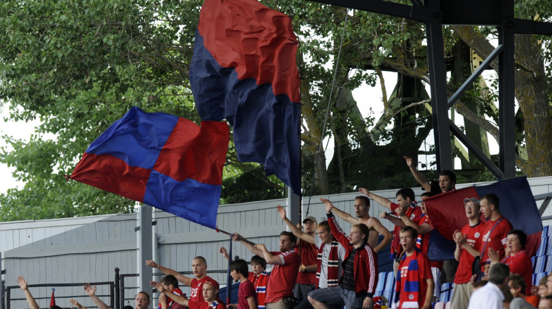 Vai "Liepājas metalurga" līdzjutējiem arī turpmāk būs par ko fanot? Foto: Romāns Kokšarovs, "Sporta Avīze"