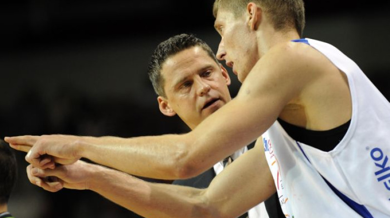 Kārlis Muižnieks un Kaspars Bērziņš - abiem ir skaistas uzvaras ko atcerēties
Foto: Romāns Kokšarovs, Sporta Avīze