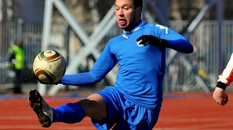 Artūrs Karašausks guva savus pirmos vārtus šosezon
Foto: Romualds Vambuts, Sportacentrs.com