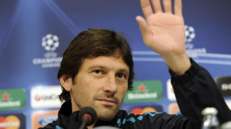 Milānas "Inter" galvenais treneris Leonardu
Foto: AP/Scanpix