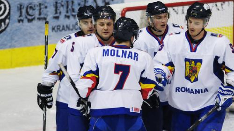 Rumānijas hokejisti
Foto: iihf.com