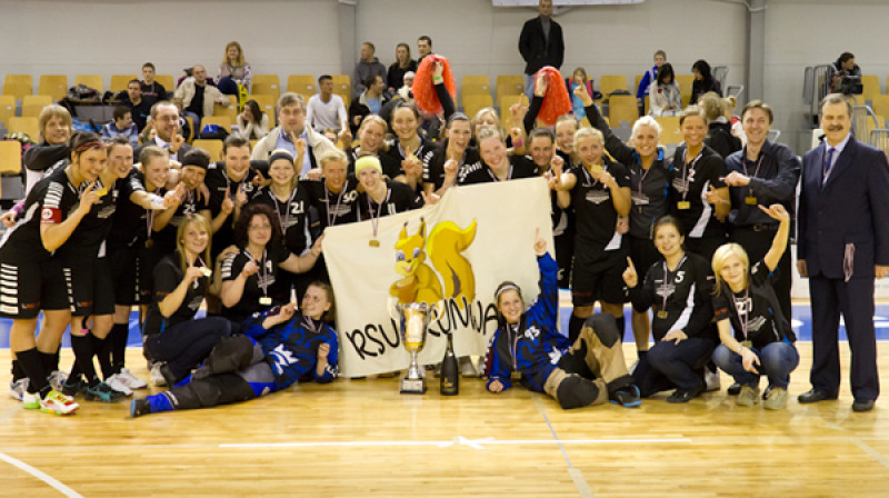 Komanda "RSU/Runway"
Foto: Mārtiņš Šults, floorball.lv