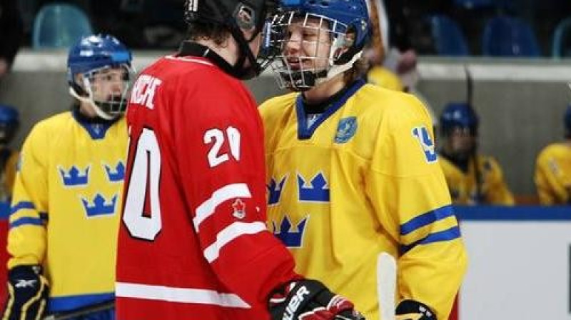 Zviedri izrādījās pārāki par kanādiešiem
Foto: iihf.com