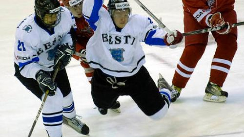 Igauņiem <i>negāja</i> arī pret poļiem
Foto: iihf.com