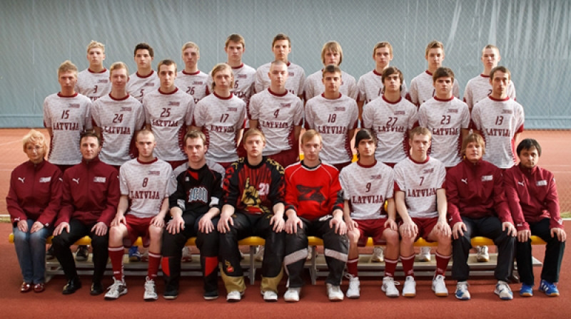 Latvijas junioru izlase
Foto: Mārtiņš Šults, floorball.lv