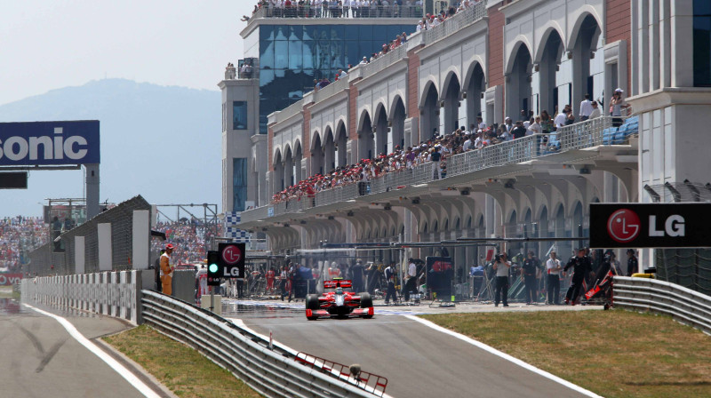 Pitstopu zona Turcijas "Grand Prix" 
Foto: LaPresse/Scanpix