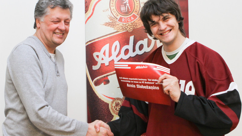 Žūrijas balvas ieguvējs Arnis Slobožaņins
Foto: A/S Aldaris