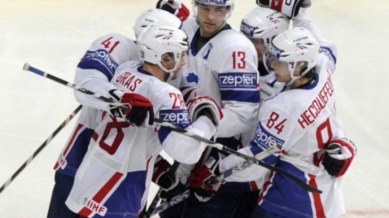 Francijas hokejisti
Foto: AFP/Scanpix