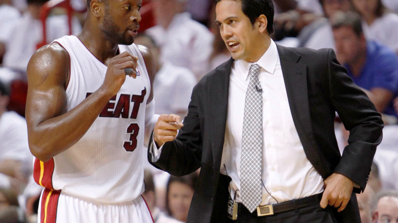 Dveins Veids un Ēriks Spoelstra
Foto: AP/Scanpix
