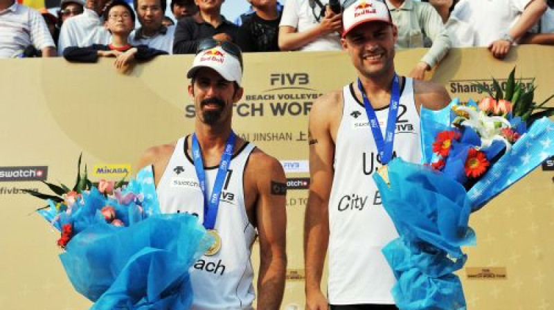Filips Dalhauzers (no labās) un Tods Rodžers
Foto: fivb.com