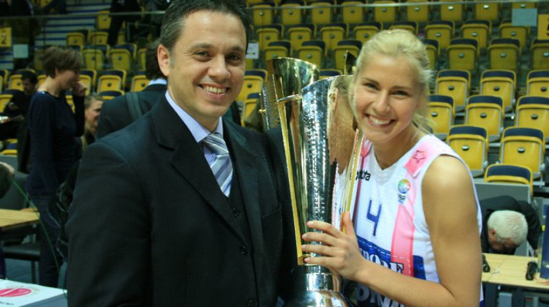 George Dikeoulakos un Elīna Babkina
Foto: www.lotosgdynia.pl