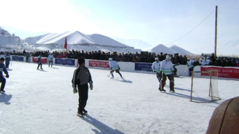 Āra ledus laukums Kirgizstānā
Foto: KIHF