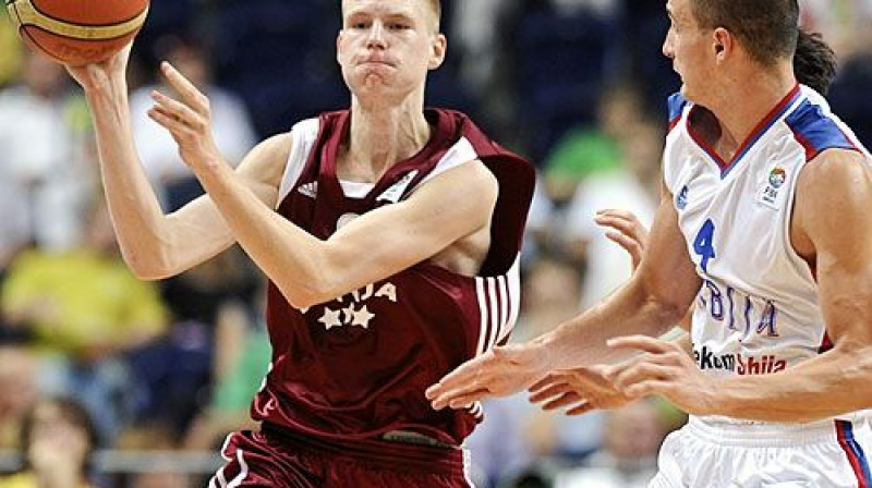 Dāvis Bertāns šobrīd skaidri zina ko grib
Foto: fibaeurope.com