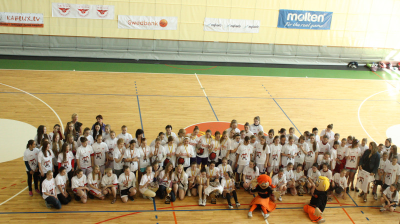 U14 finālistes Madonā.
Foto: Gunta Beķere