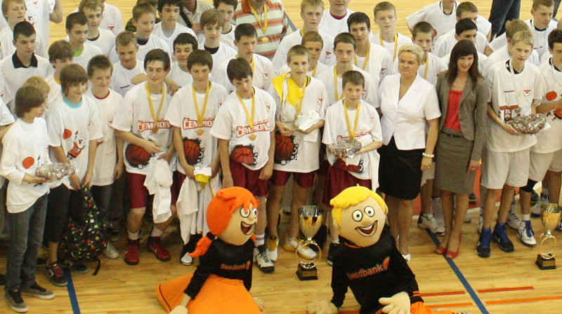 Basketbola svētki Madonā - noslēdzies U14 grupas finālturnīrs.
Foto: Monika Jubele