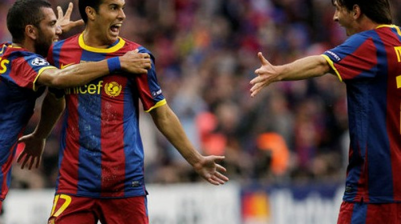"Barcelona" futbolisti laimīgi
Foto: AP/Scanpix