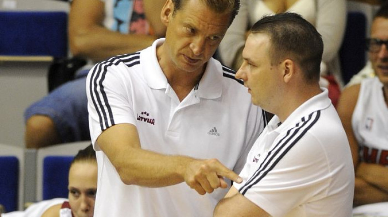 Gundars Vētra un Mārtiņš Zībarts
Foto: Romāns Kokšarovs, Sporta Avīze