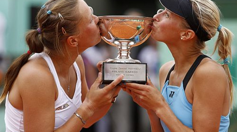 Lucija Hradečka un Andrea Hlavačkova
Foto: AP/Scanpix