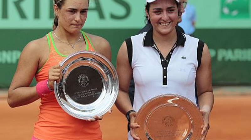 Monika Puiga un Onsa Žabēra
Foto: AFP/Scanpix