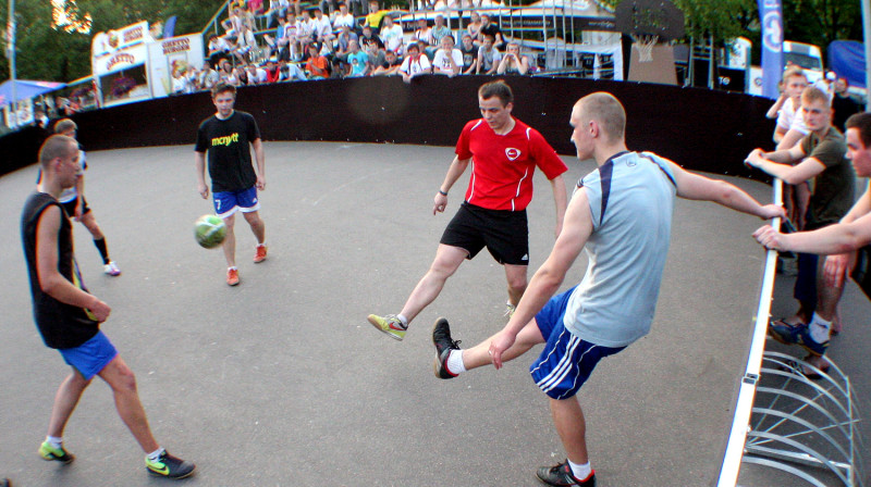 "Ghetto Football" spēle Grīziņkalnā
Foto: Renārs Buivids