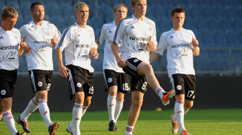 Latvijas izlase trenējas Austrijā Foto: Zigismunds Zālmanis, Nikon