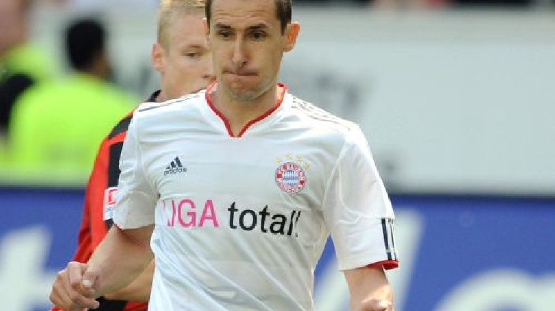Miroslavs Kloze vēl "Bayern" sastāvā
Foto: AP/Scanpix