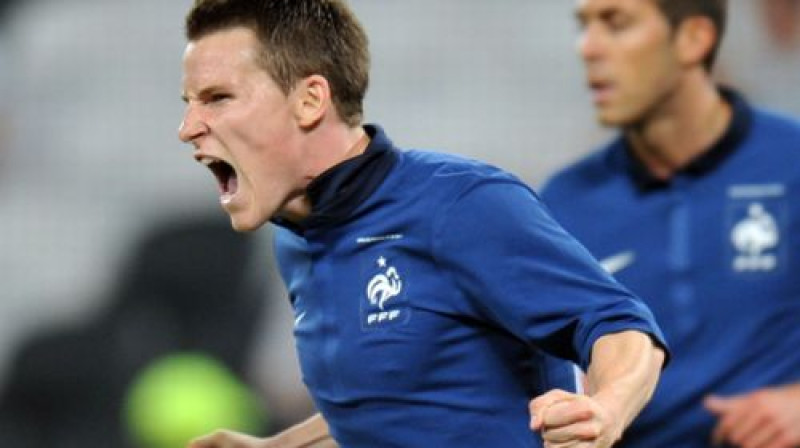 Kevins Gameiro (priekšplānā) pirms četrām dienām guva savus pirmos vārtus Francijas izlasē
Foto: AFP/Scanpix