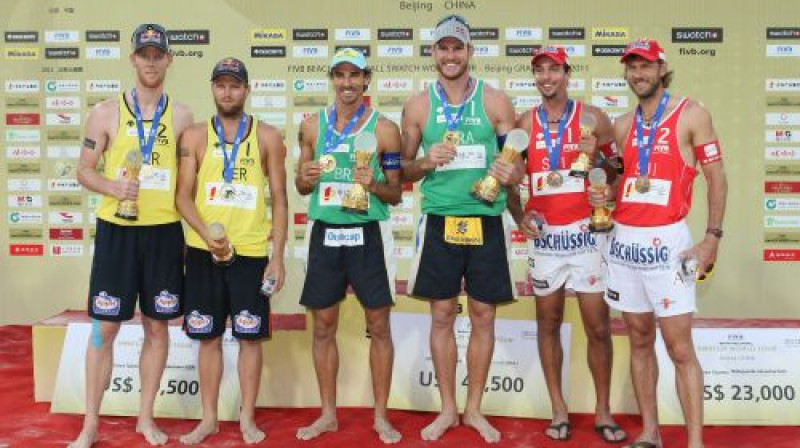 Labākie vīriešu dueti Pekinā
Foto: fivb.org
