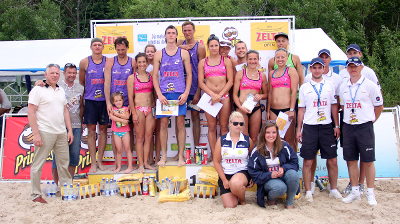 "Zelta OPEN Challenger" pirmā posma godalgoto vietu ieguvēji
Foto: Renārs Buivids