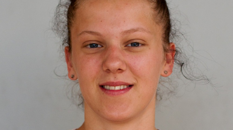 Dita Rozenberga: viena no U20 izlases potenciālajām līderēm.
Foto: basket.lv