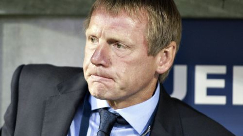 Anglijas U-21 izlases galvenais treneris Stjuarts Pīrss
Foto: AFP/Scanpix
