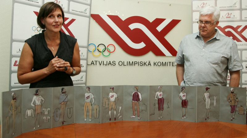 Ilze Mendziņa un Aldons Vrubļevskis
Foto: LOK