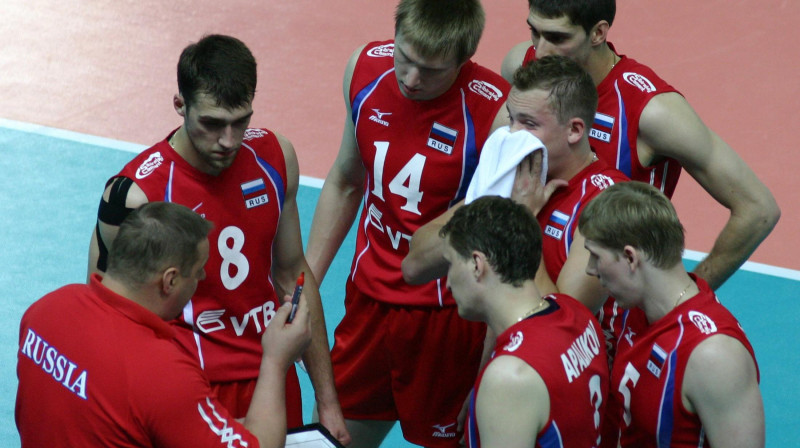 Krievijas izlases volejbolisti
Foto: fivb.org