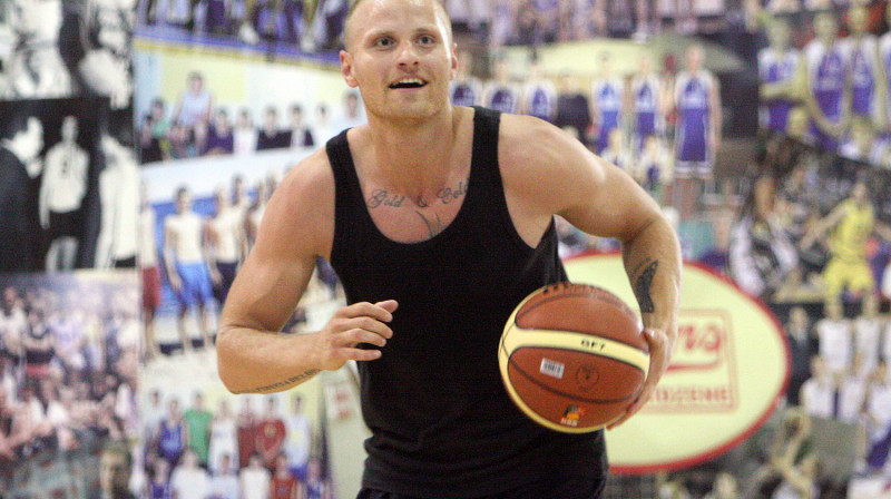 Renārs Zeltiņš "Ghetto Basket" izlases treniņā
Foto: Renārs Buivids