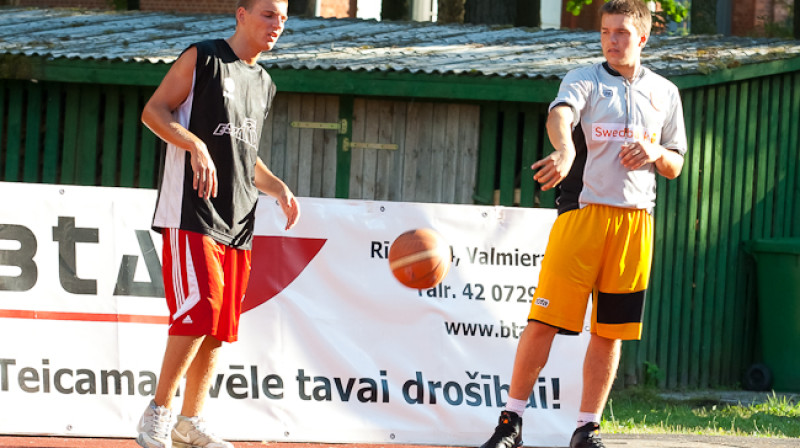 "Agreko" komandas spēlētājs Edmunds Elksnis
Foto: Raivo Seralainens