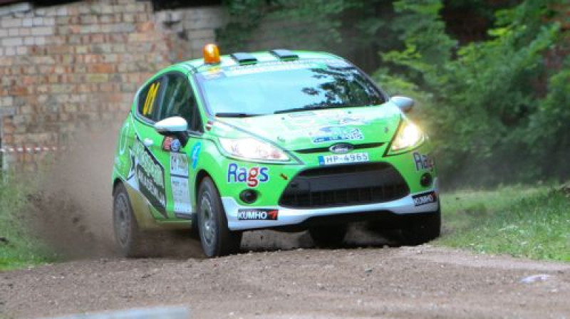 Artis Štrauss pie ''Ford Fiesta R2'' automašīnas stūres
Foto: Aigars Tīdmanis, Go4Speed