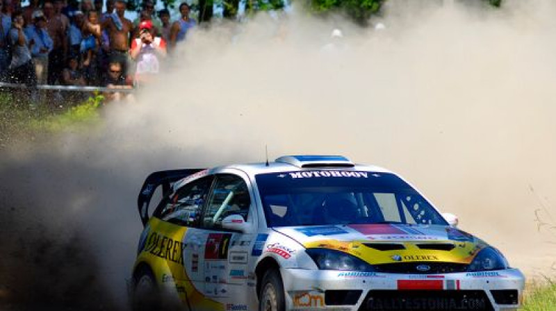 Marko Martins pagājušajā Igaunijas rallijā
Foto: Jānis Asaris