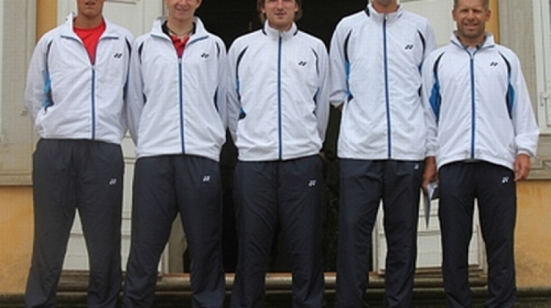 Latvijas komanda
Foto: www.tennis.dk