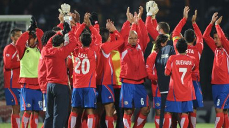 Kostarikas futbolisti
Foto: AFP/Scanpix