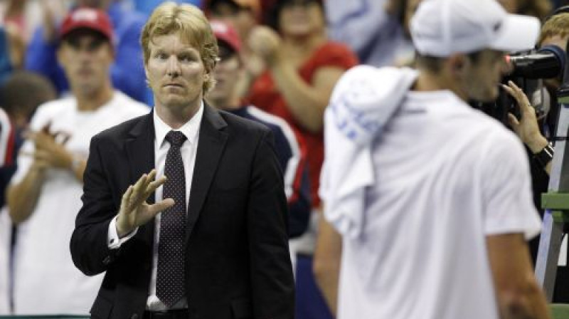 ASV komandas kapteinis Džims Kurjē un Endijs Rodiks
Foto: Reuters/Scanpix