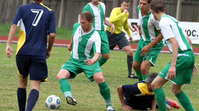 Epizode no "Valmeiras" un "Varavīksnes" spēles
Foto: Juris Kalniņš