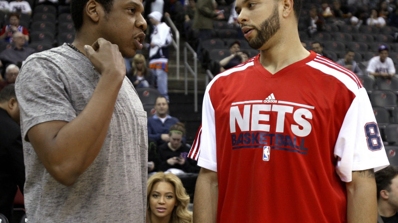 Superzvaigznes Jay-Z un Derons Viljamss 
Foto: AP/Scanpix