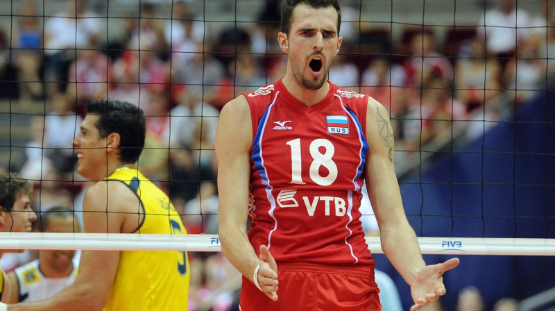 Aleksandrs Volkovs finālā guva 11 punktus
Foto: fivb.org