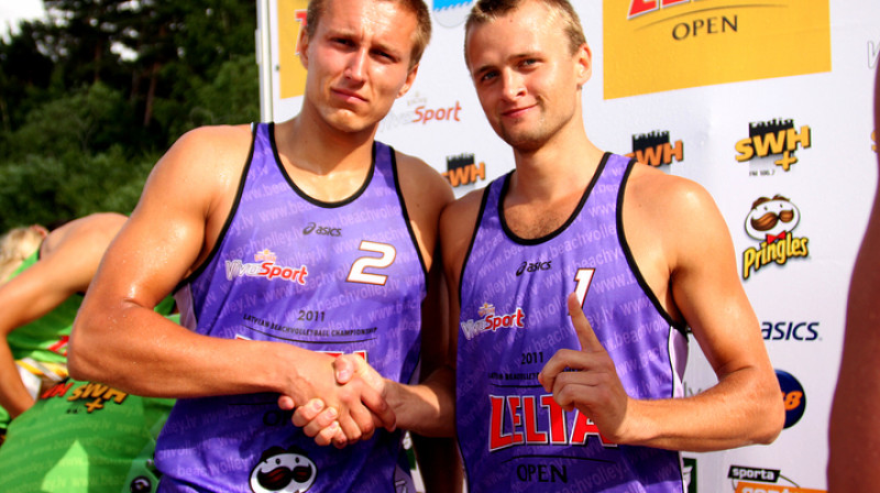 Artūrs Kiseļevs un Ingars Ivanovs starp favorītiem būs arī šajā turnīrā
Foto: beachvolley.lv