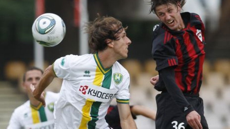 Epizode no spēles starp "Tauras" un "Den Haag"
Foto: AP/Scanpix