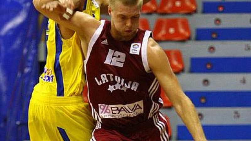 Latvijas U20 izlases līderis Jānis Antrops 
Foto: FIBA Europe