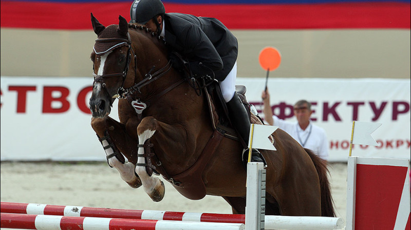 Dainis Ozols un Gvidons 
Foto: LJF Preses dienests