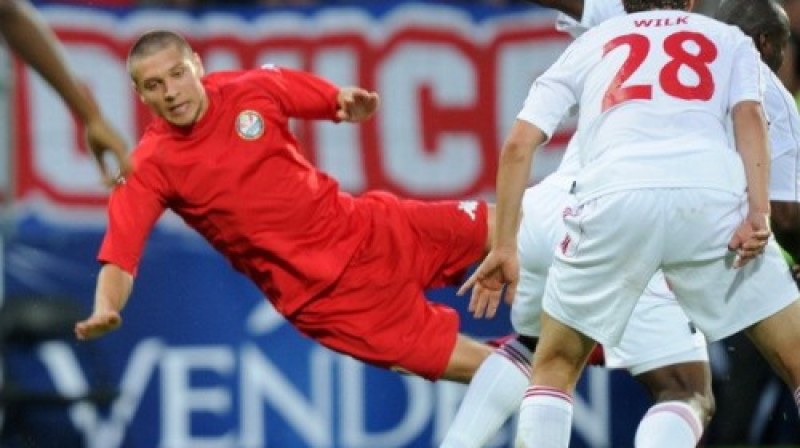 Epizode no "Skonto" un "Wisla" spēles Rīgā
Foto: Romāns Kokšarovs, Sporta Avīze/f64