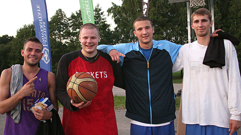 "Mazais" Limbažos - Artūrs Kramiņš, Ralfs Vēveris, Artūrs Dušelis, Kārlis Jaunzems
Foto: Renārs Buivids